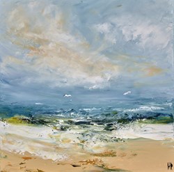 Dream Keeper by Hudson Parkin - Original Painting on Box Canvas sized 20x20 inches. Available from Whitewall Galleries